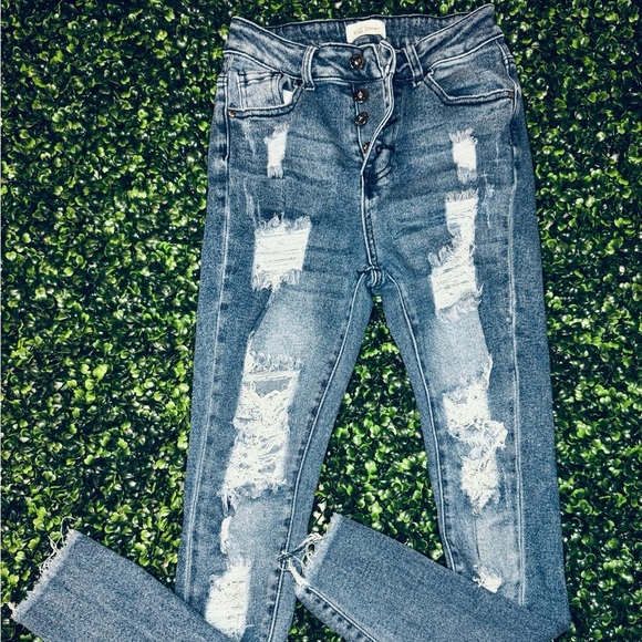 Blue Savvy High rise Jeans - Picture 1 of 3